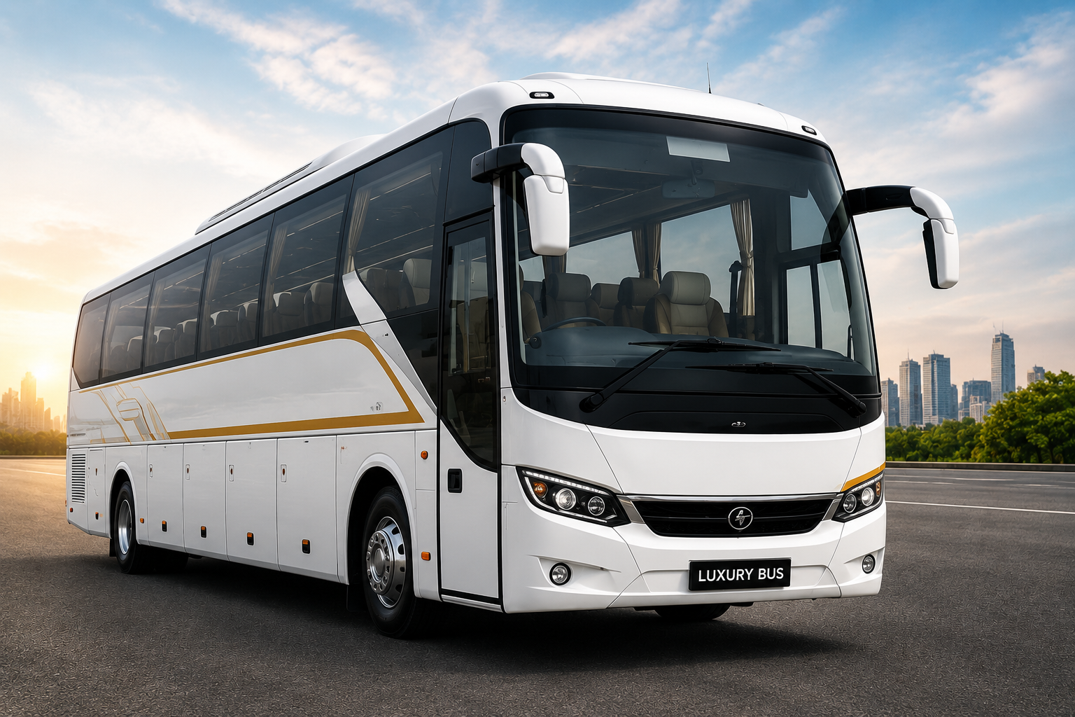 Luxury Bus 61 Seater taxi hire